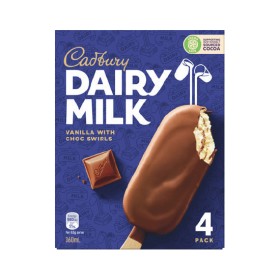 Cadbury-Ice-Cream-Bars-or-Sticks-320-360ml-Pk-4 on sale