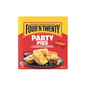FourN-Twenty-Party-Pies-or-Sausage-Rolls-500-600g-Pk-12 on sale