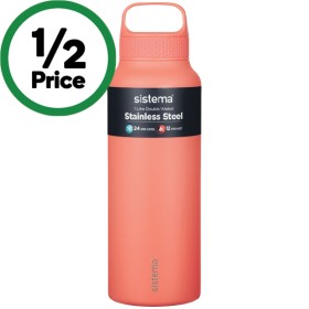 Sistema-Drink-Bottle-Dual-Wall-Stainless-Steel-1-Litre on sale