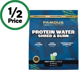 Famous-Nutrition-Protein-Water-300g on sale