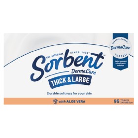 Sorbent-Dermacare-Thick-Large-Facial-Tissues-Pk-95 on sale