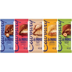 NEW+Cadbury+%26amp%3BMore+Chocolate+Blocks+195g