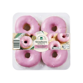 Woolworths+Strawberry%2C+Chocolate%2C+Caramel+or+Jam+Donut+Varieties+Pk+4
