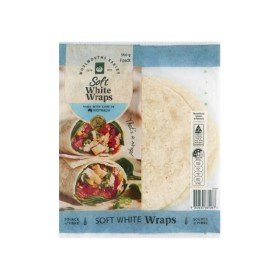 Woolworths+Soft+White+or+Wholegrain+Wraps+360g+Pk+8