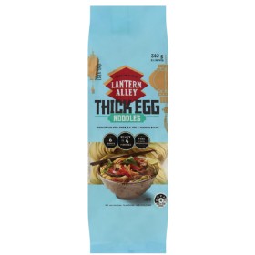 NEW-Lantern-Alley-Thick-Egg-Noodles-340g on sale