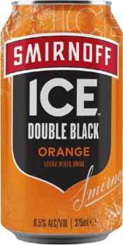 NEW+Smirnoff+Ice+Double+Orange+6.5pct+Can+375mL