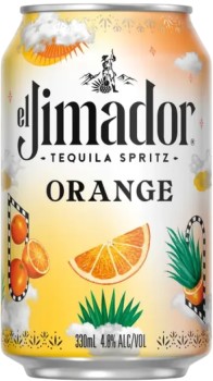 El-Jimador-Tequila-Spritz-Orange-Cans-330mL on sale