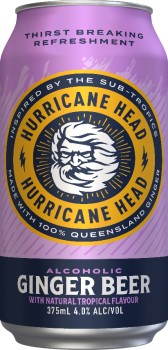 Hurricane+Head+Ginger+Beer+Tropical+Can+375mL