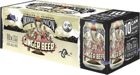 Brookvale+Union+Ginger+Beer+Cans+10+Pack+330mL