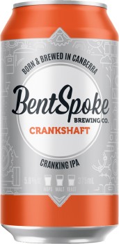 BentSpoke+Brewing+Co.+Crankshaft+IPA+Cans+375mL