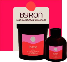 Byron-Rose-Blackcurrant-Cedarwood-Diffuser-Gift-Set-2-Pack on sale