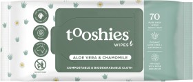 Tooshies-Baby-Wipes-Aloe-Vera-Chamomile-70-Pack on sale