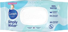 Curash+Simply+Water+Wipes+80+Pack
