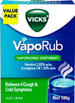 Vicks+VapoRub+Vapourising+Ointment+Value+Pack+100g