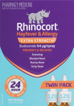 Rhinocort-Hayfever-Allergy-Extra-Strength-Nasal-Spray-2-x-120-Sprays on sale