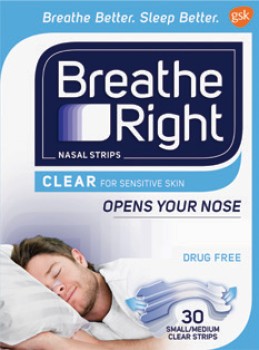 Breathe+Right+Nasal+Strips+Clear+Regular+30+Pack
