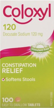 Coloxyl-120mg-100-Tablets on sale