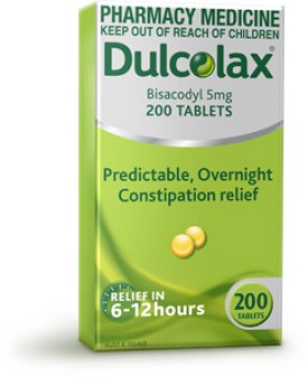 Dulcolax+Laxatives+5mg+200+Tablets