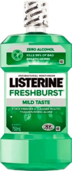 Listerine-Mouthwash-Freshburst-Zero-750mL on sale