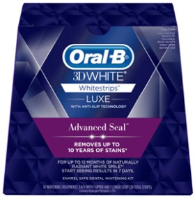 Oral-B-3D-White-Luxe-Whitestrips-Advanced-Seal-14-Treatments-Pack on sale