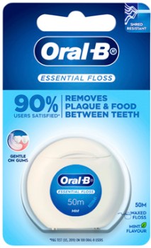 Oral-B-Dental-Floss-Waxed-Mint-50m on sale