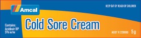 Amcal-Cold-Sore-Cream-5g on sale