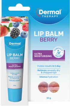 Dermal-Therapy-Lip-Balm-Tube-Berry-10g on sale