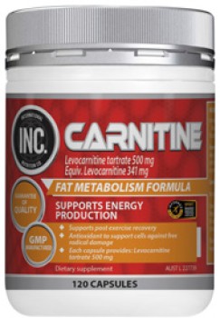 INC-Carnitine-120-Capsules on sale