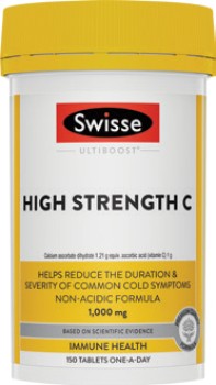 Swisse+Ultiboost+High+Strength+Vitamin+C+150+Tablets