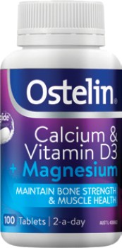 Ostelin-Calcium-Vitamin-D3-Magnesium-100-Tablets on sale