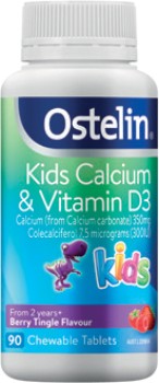 Ostelin+Kids+Calcium+%26amp%3B+Vitamin+D3+Chewable+90+Tablets