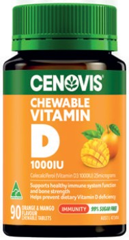 Cenovis+Chewable+Vitamin+D+1000IU+90+Tablets