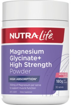 Nutra-Life+Magnesium+Glycinate%2B+High+Strength+Powder+180g