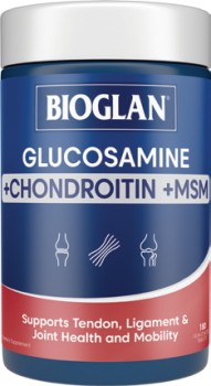 Bioglan-Glucosamine-Chondroitin-MSM-180-Tablets on sale