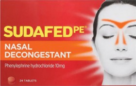 Sudafed+PE+Nasal+Decongestant+24+Tablets