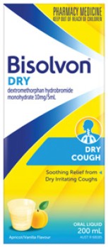 Bisolvon+Dry+Cough+Oral+Liquid+200mL