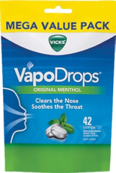Vicks-VapoDrops-Original-Menthol-42-Lozenges on sale