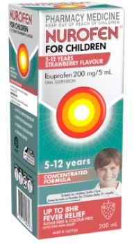 Nurofen+For+Children+5-12+Years+Strawberry+200mL