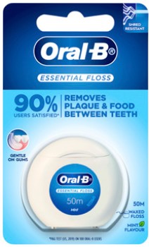 Oral-B+Dental+Floss+Waxed+Mint+50m