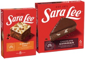 Sara+Lee+Chocolate+Bavarian+375g%2C+Carrot+Cake+400g+or+Chocolate+Cake+350g