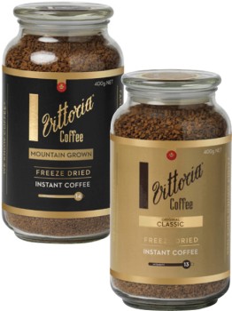 Vittoria-Freeze-Dried-Instant-Coffee-400g on sale