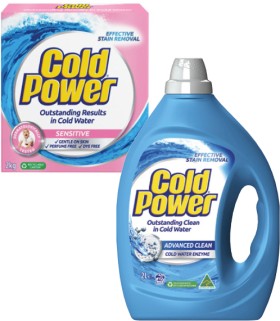 Cold+Power+Laundry+Liquid+2+Litre+or+Powder+2kg