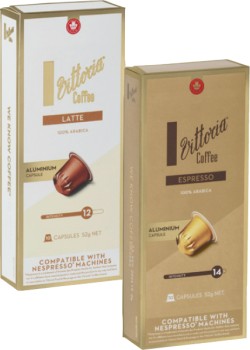 Vittoria+Nespresso+Compatible+Coffee+Capsules+10+Pack