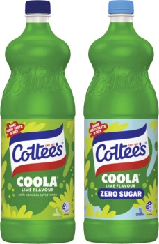 Cottees-Cordial-1-Litre on sale