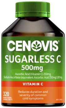 Cenovis+Sugarless+C+500mg+Chewable+Tablets+320+Pack