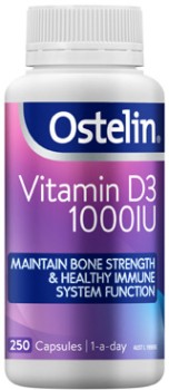 Ostelin+Vitamin+D3+1000IU+Capsules+250+Pack