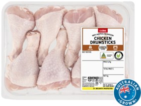 Coles-RSPCA-Chicken-Drumsticks-Large-Pack on sale