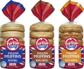 Tip+Top+English+Muffins+6+Pack+400g