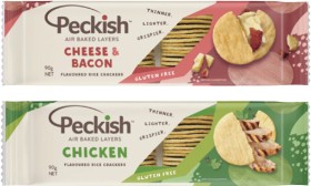 Peckish-White-Rice-Crackers-90g on sale