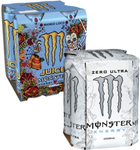 Monster+Energy+Drink+4x500mL